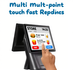 Sistema POS Todo en Uno con Pantalla Táctil de 15.6 Pulgadas, Caja Registradora, Máquina POS para <span class=keywords><strong>Cajero</strong></span>, Pantalla Única para Comercio Minorista y Restaurantes, Intel I3/I5 - Product Image 4
