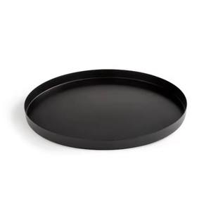 Wholesale Iron Serving <b>Tray</b> Tabletop Handcrafted Classic Design with Powder Coating Best Price Black Metal Decorative <b>Tray</b> - Product Image 2