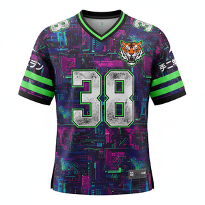 Camiseta de fútbol personalizada Wolf Head | Impresión digital por sublimación | Top deportivo de poliéster - Product Image 5