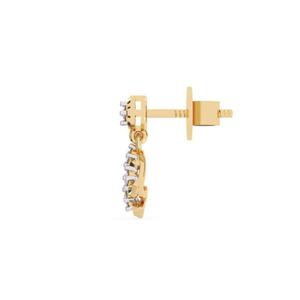 925 <b>Sterling</b> <b>Silver</b> Love Wins Diamond <b>Drops</b> <b>Earrings</b> from India Moissanite Lab-Grown & Natural Diamond Romantic Elegant Jewelry - Product Image 3