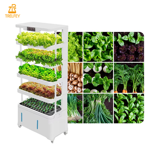 Système hydroponique intelligent avec lumière de culture LED réglable et minuterie de cycle d'arrosage automatique, idéal pour la culture intérieure de bleuets, de laitues et d'herbes. - Product Image 2