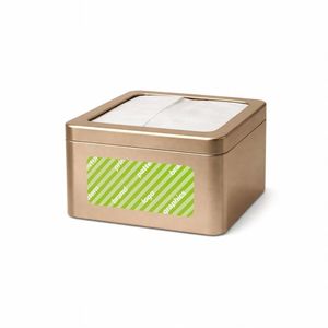 ที่ใส่กระดาษเช็ดปากแบบแนวนอน 17x17 ซม. - กระป๋องโลหะปรับแต่งได้ - Product Image 3