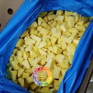 2025 vente chaude IQF congelé ananas Cubes haute qualité usine approvisionnement direct Vietnam emballage en vrac eau pas cher prix exportation - Product Image 1