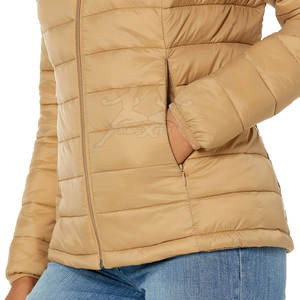 Veste bouffante de couleur personnalisée OEM pour femmes coupe ajustée simple veste en duvet vierge nouveau design pour femmes - Product Image 5