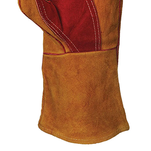 Gants de soudage Mig longs sans doublure pour le quotidien et le sport Gants en cuir résistants à la chaleur pour les soudeurs Style uni du Pakistan - Product Image 4