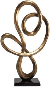 Escultura de plata moderna para decoración de habitación, decoración del hogar, escultura, Decoración de mesa - Product Image 3