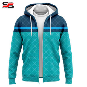 เสื้อฮู้ดผู้ชายพิมพ์ซับลิเมชันพร้อมฮู้ดแบบรูดปรับได้เพื่อการสวมใส่ที่อบอุ่นและทันสมัย - Product Image 4