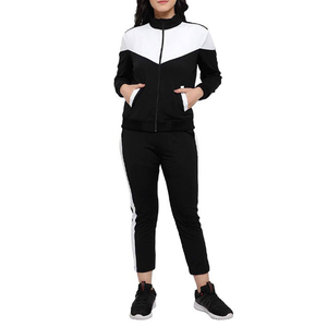 Chándal de talla grande de alta calidad para mujer con tela de mezcla de poliéster de manga larga ajuste cómodo perfecto para uso en el gimnasio - Product Image 2