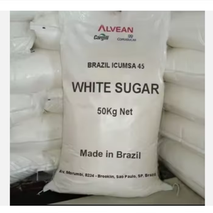 น้ำตาลไอซิ่งสีขาวสไตล์บราซิล45น้ำตาลทรายขาวบริสุทธิ์บรรจุในซองส่วนผสมหลักน้ำตาลหัวบีทปาล์มอ้อยส่งตรงจากบราซิล50กก. - Product Image 1