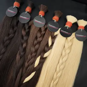 Bulk hair extensions wholesale price from 1 kg quality Double drawn from Vietnam hair company
