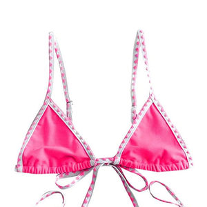 Conjunto de Bikini de Dos Piezas Personalizado para Mujer, Triangular, de Spandex/Poliéster, Ligero, con Estampado Animal Sublimado, Ropa de Playa - Product Image 2