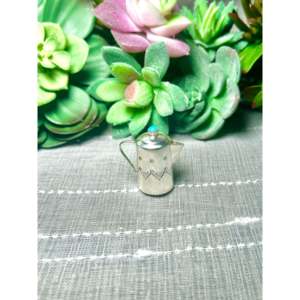 Kingman Turquoise & Sterling Silver Pendant Navajo Made Expertly Bezel <b>Set</b> - Product Image 1