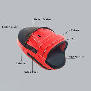 Almohadilla de enfoque de boxeo curvo, el mejor cuero, nuevo diseño, almohadilla de entrenamiento de boxeo, 2023, venta al por mayor - Product Image 6