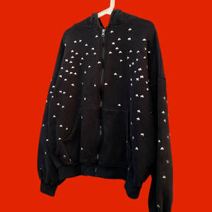 Sudadera Extra Grande de Algodón French Terry de 500 g/m², Estilo Urbano, Decolorada por el Sol, Sudadera Personalizada Vintage con Pedrería de 500 g/m² - Product Image 3