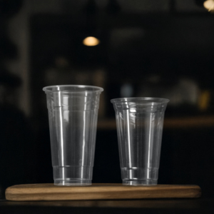 Gobelets en plastique transparents jetables Quang Quan 95mm tailles à paroi unique 12/16/20/24Oz PP boisson chaude/froide compatible - Product Image 3