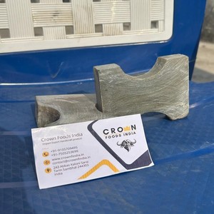 Mango de cuerno de búfalo Natural estilo Animal tacto Real técnica cruda mango de espada Yemini arte marrón coleccionable - Product Image 3