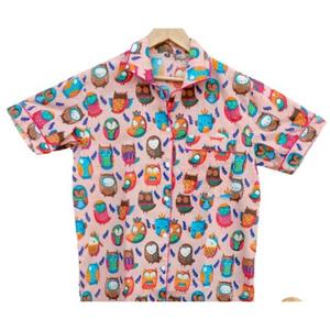 Conjunto de Pijama de Verano de Manga Corta para Mujer, Ropa de Dormir Nueva, 100% Algodón Puro, Estilo Delgado de Doble Capa - Product Image 2