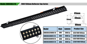 Recessed Linear <strong>LED</strong> Lighting <strong>Fixture</strong> Aluminum Profile <strong>LED</strong> Pendant <strong>Light</strong> for Office Lighting - Product Image 5