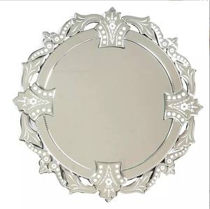 Nuevo espejo de pared de forma ovalada estilo único aspecto Vintage montaje en pared decorativo para el hogar Hotel dormitorio sala de estar uso espejo de pared - Product Image 4