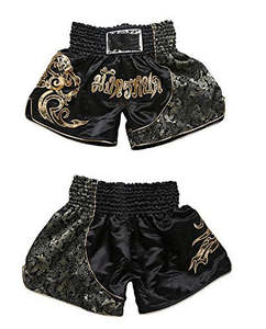 Shorts MMA pour homme Muay Custom Design, séchage rapide, décontractés, taille mi-haute, style thaïlandais, en polyester avec doublure en mesh, durables, respirants, OEM - Product Image 4
