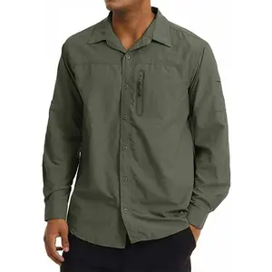 Affordable Wholesale polyester plain fishing shirts For Smooth Fishing 