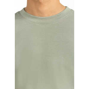 เสื้อยืดพิมพ์ลายทรงปกติ เสื้อยืดโอเวอร์ไซส์ผ้าถักเนื้อแน่น พร้อมป้ายกำกับแบบกำหนดเอง หมายเลขรุ่น MN-TS-WS25-002 พิมพ์ลายด้วยเทคนิคซิลค์สกรีน - Product Image 1