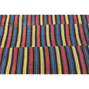 Alfombra turca tradicional Rojo Negro Kilim 4.8x9.8ft área grande diseño de retazos de lana pasillo rectangular de látex para decoración de habitación - Product Image 5