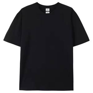 T-shirt pour homme en coton 100% à manches courtes, coupe classique, logo personnalisé, tissu tricoté de haute qualité 220g, séchage rapide, respirant - Product Image 4