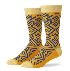 Best Quality Spandex/Polyester Heat-Transfer Printed <b>Winter</b> Outdoor Wear Men's Crew <b>Socks</b> OEM Service Customized Color & Design - Product Image 6