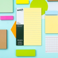 [HansolMTS] Notes autocollantes de style note de commande en gros 5 feuilles de couleur Design de déchirure lisse Notes repositionnables inscriptibles pour le bureau