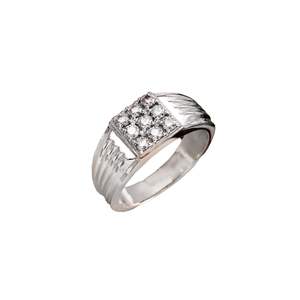 925 Sterling Silver Moissanite Wedding Engagement Band <b>Ring</b> <b>for</b> <b>Men</b> Available at Affordable Price - Product Image 1
