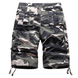 Pantalones cortos Cargo de verano para hombre, pantalones cortos de compresión personalizados tácticos Jogger sueltos de verano con múltiples bolsillos, servicio OEM personalizado - Product Image 5