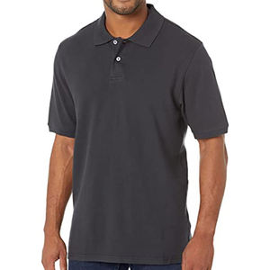 Polos bordados de hombre de talla grande con logotipo personalizado Camiseta Polo de punto de alta calidad para hombre - Product Image 1