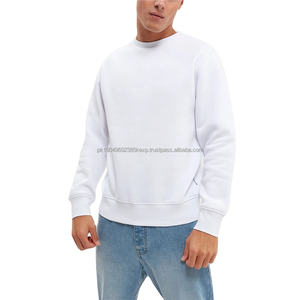 2024 direct usine haute qualité hommes sweat respirant col rond doux ample XL Logo personnalisé imprimé OEM polaire hiver chaud - Product Image 1