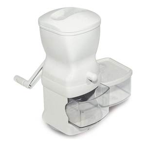 Rallador EASY ACEA Assorted 2512 Ghidini Cipriano con manivela, 19x11x24cm, herramienta de plástico para frutas y verduras - Product Image 1