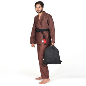 Ensembles d'uniformes de judo athlétiques, 100% coton, respirants, durables, anti-rétrécissement, légers, tissu lisse, design équilibré pour - Product Image 4