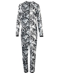 Combinaison de plage pour femmes minces à imprimé léopard, manches longues, 100% coton, respirante, écologique - Product Image 1