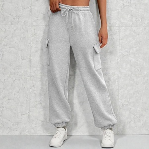 Bulk <b>Wholesale</b> Pants Cotton Blend Sports Gym Training Casual Style With Modern Design Graphic Embroidered <b>Flared</b> Joggers - Product Image 1