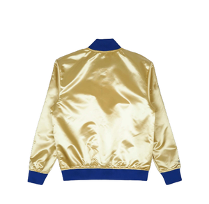 Chaqueta Varsity de Satén Personalizada al por Mayor para Hombre, Estilo Urbano, Invierno, con Logo Frontal, Impermeable y Reversible - Product Image 2
