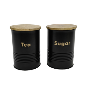 Metal With Powder Coated Finished Canister & Freshness Preservation For Kitchen Spice <b>Storage</b> Set For Food <b>Storage</b> - Product Image 1