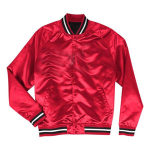 Chaqueta Universitaria de Béisbol Personalizada con Logotipo OEM, 100% Poliéster, Bordada, Impermeable, Transpirable, para Hombre, Talla Grande - Product Image 1