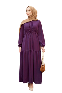 Abayas de Polietersulfona Largas de Moda para Bodas, Diseño con Estampado Completo, Superventas, Cómodas, Estilo Dubái, Musulmanas, para las Cuatro Estaciones - Product Image 3