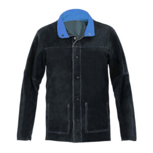 เสื้อแจ็กเก็ตช่างเชื่อมเสื้อโค้ทหนังกันไฟสำหรับงานเชื่อมงานอุตสาหกรรม - Product Image 2