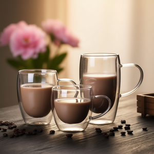 Mug isotherme en verre borosilicate à double paroi Bdt 250 ml, compatible lave-vaisselle - Product Image 3