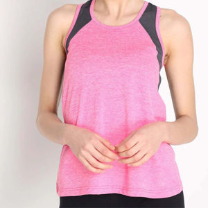 Nueva camiseta sin mangas de ejercicio Premium para mujer, ligera y absorbente de humedad, perfecta para correr, gimnasio y deportes, tarifa al por mayor - Product Image 6