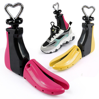 Embauchoir réglable en métal PP pour chaussures montantes, deux pièces, extensible rotatif, anti-plis, pour baskets et bottes