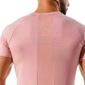 Nouvelle collection tendance, t-shirts musculaires de haute qualité 100% coton, séchage rapide, respirant, fabriqués au Pakistan, prix bas pour hommes - Product Image 6