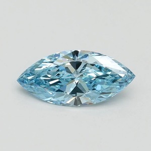 Diamante Cultivado en Laboratorio de 1.00 Quilates, Corte Marquesa, Azul Fantasía Intenso, VS1, Certificado IGI, Proveedor Directo de Fábrica, Venta al por Mayor - Product Image 1