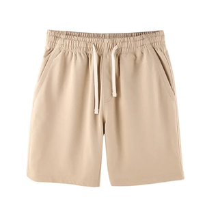 Pantalones cortos de gimnasio para hombre con sublimación personalizada OEM con bolsillos y cremalleras Pantalones cortos de gimnasio para hombre de tela de malla por encima de la rodilla de talla grande - Product Image 3