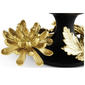 Bol décoratif Objective Flower Design In Iron Luxury Premium Table Top Décoratif et Unique Peace Home Decorative Bowl - Product Image 3